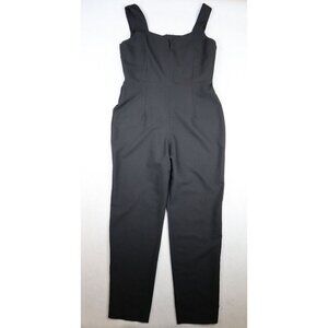 VESPER - WOMEN'S BLACK SLEEVELESS JUMPSUIT - SEE MEASUREMENTS